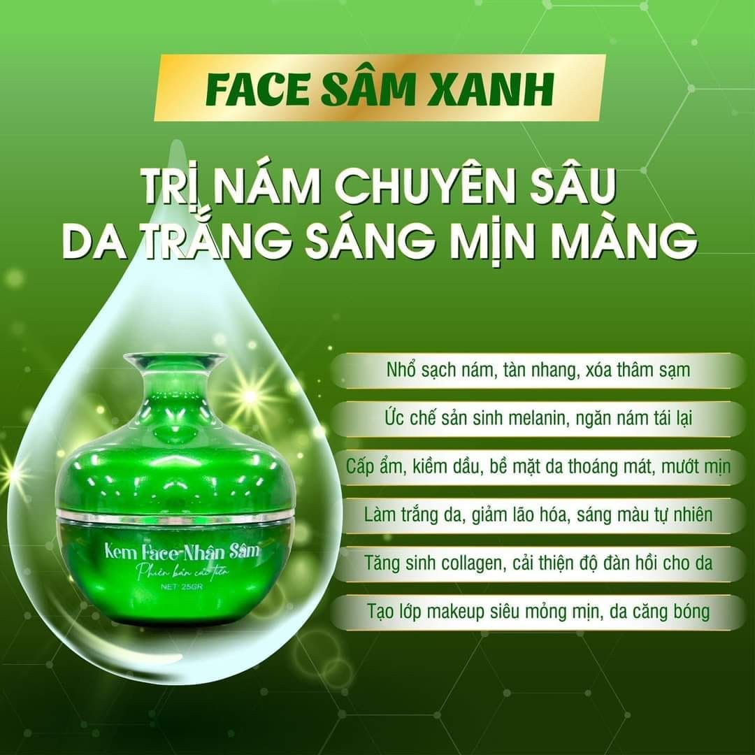 Trị nám nhiều năm không bằng một lần dùng đúng Face Nhân Sâm Trị nám nhiều năm không bằng một lần dùng đúng Face Nhân Sâm