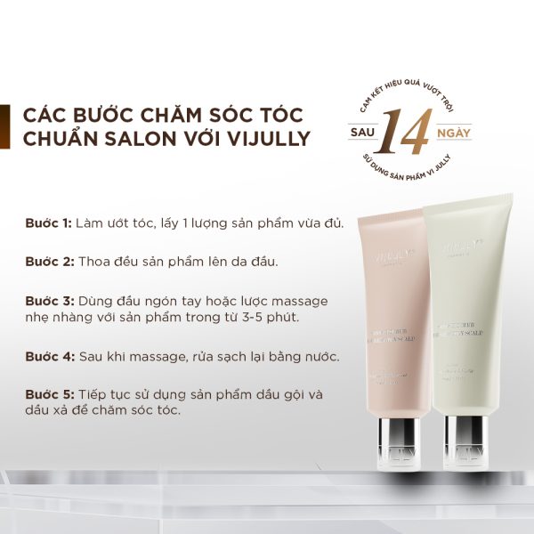 Muối Tẩy Tế Bào Chết Da Đầu Muối Biển Vijully Dành Cho Tóc Nhuộm Muối Tẩy Tế Bào Chết Da Đầu Muối Biển Vijully Dành Cho Tóc Nhuộm