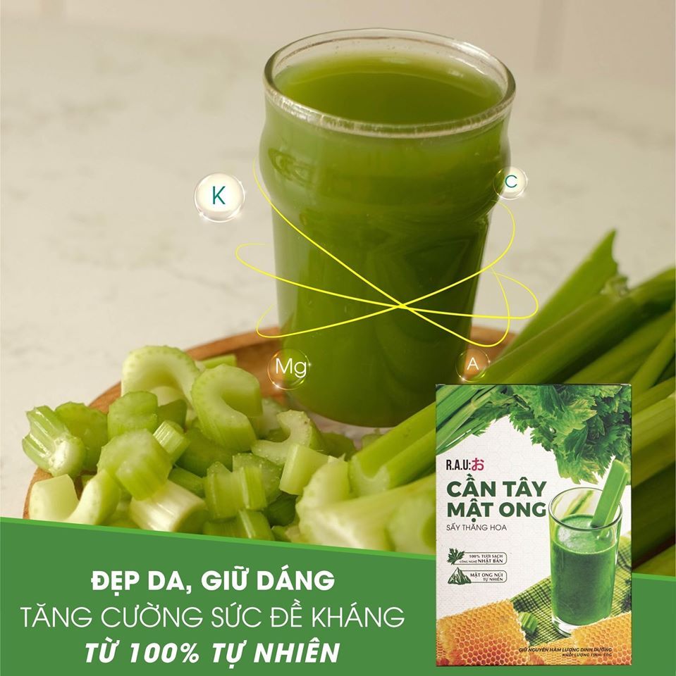 Giảm cân hiệu quả từ bột cần tây mật ong motree chỉ với 15 giây mỗi ngày