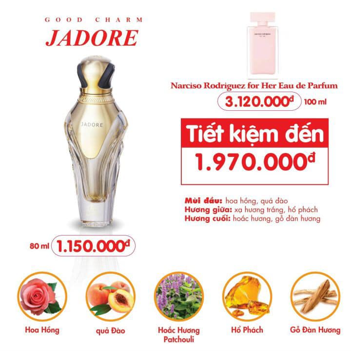 Nước Hoa Nữ Good Charme Jadore 75ml Nước Hoa Nữ Good Charme Jadore 75ml
