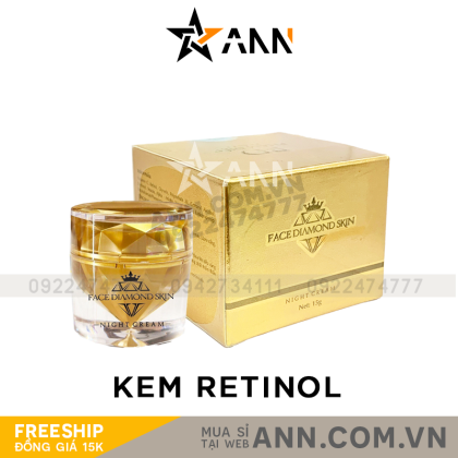 Kem Face Diamond Skin Retinol Phạm Điệp Beauty Night Cream Kem Face Diamond Skin Retinol Phạm Điệp Beauty Night Cream
