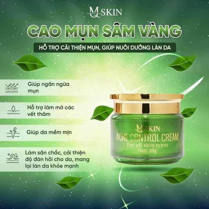 Cao Mụn Sâm Vàng MQ Skin hiệu quả trong việc chăm sóc da Cao Mụn Sâm Vàng MQ Skin hiệu quả trong việc chăm sóc da