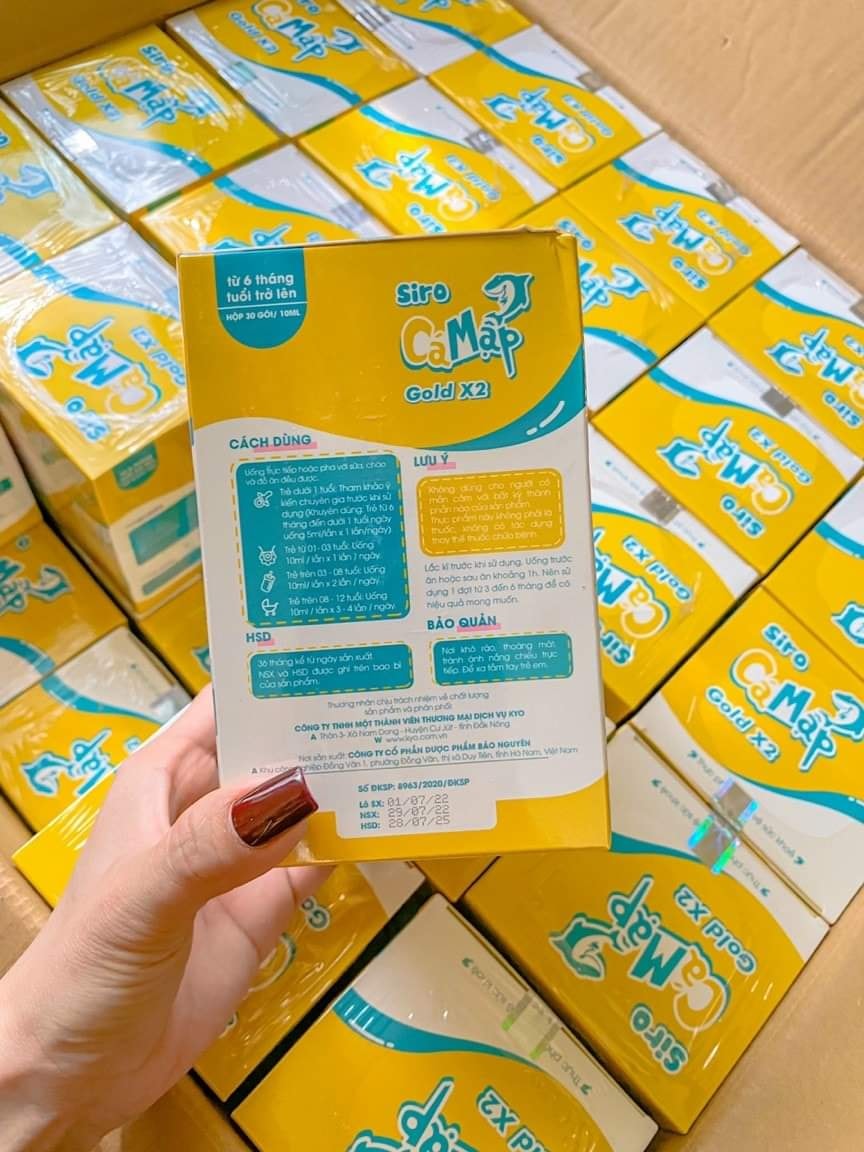 Siro Ăn Ngon Cá Mập Gold X2 Công Ty Kyo Siro Ăn Ngon Cá Mập Gold X2 Công Ty Kyo