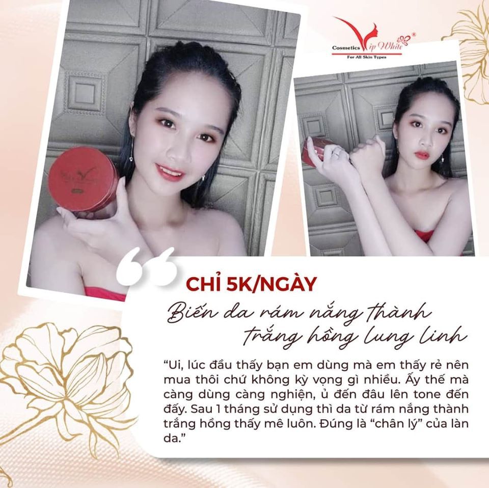 Chỉ 5k/ngày mà biến da rám nắng thành trắng hồng lung linh