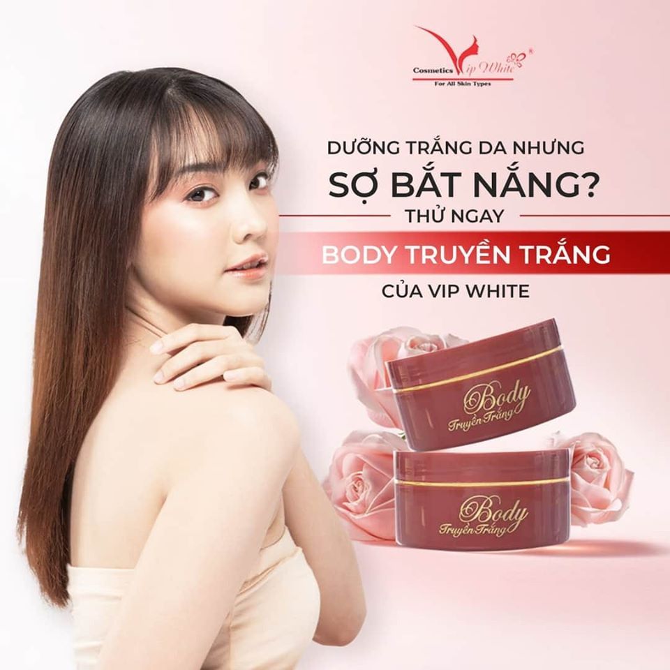 Kem body VIP white - sánh vai cùng các chị em phụ nữ