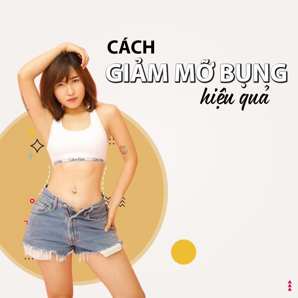 Cách giảm mỡ bụng hiệu quả