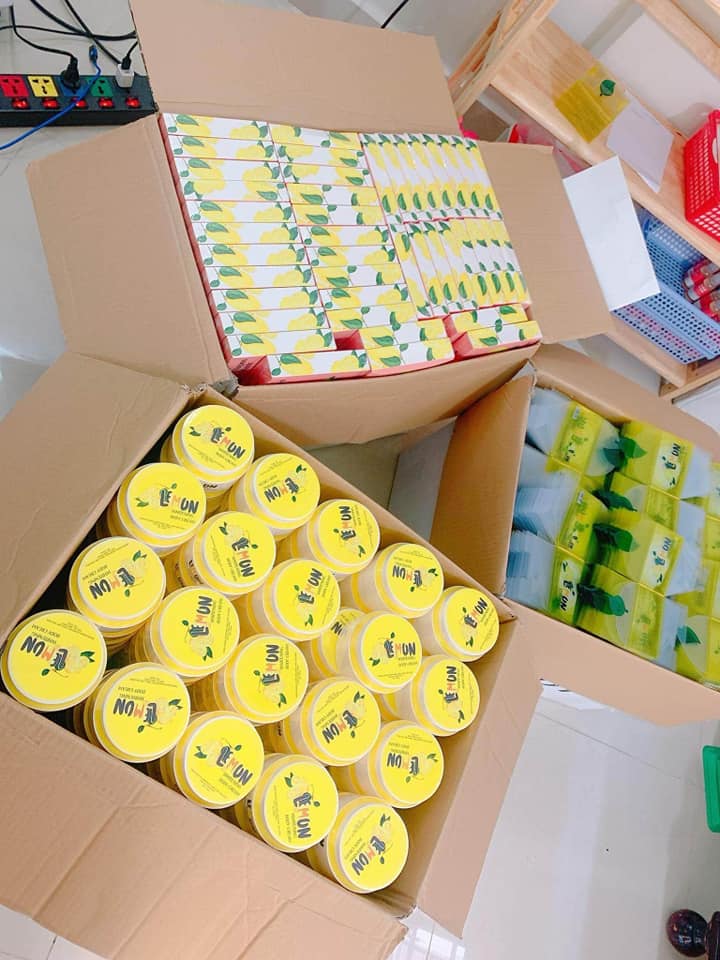 Combo Ủ trắng chanh và Kem body Lemon