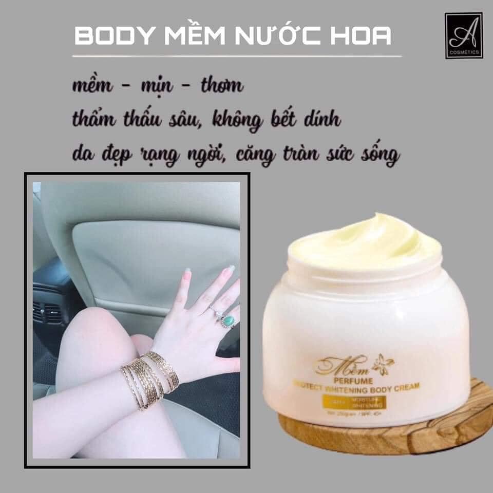 Kem body mềm nước hoa trắng nhanh sau 7 ngày sử dụng