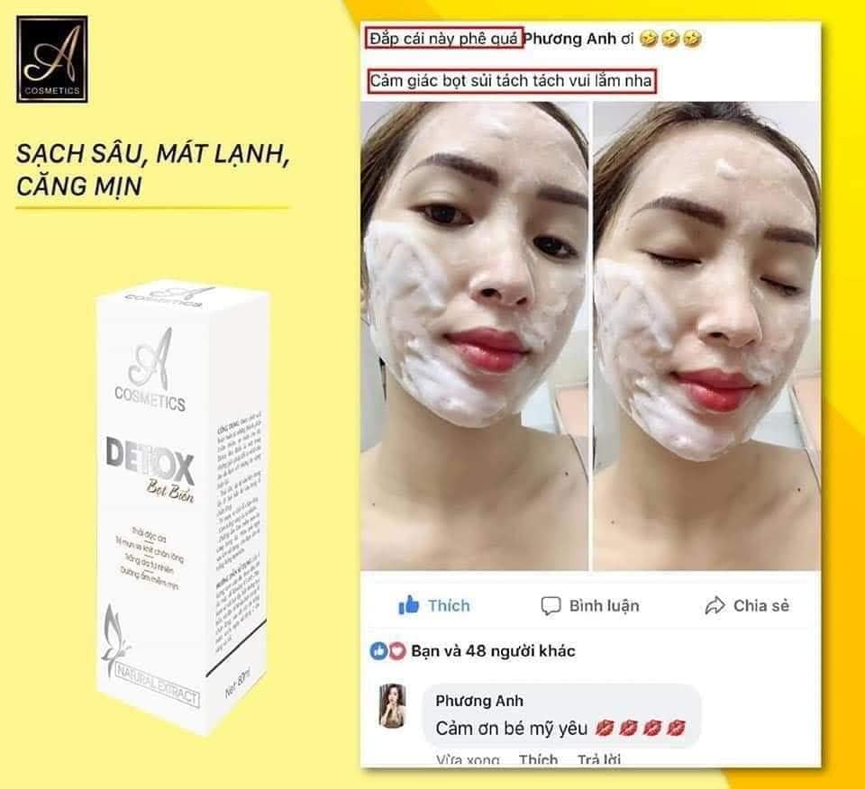 Feedback xài Detox bọt biển chất ngất