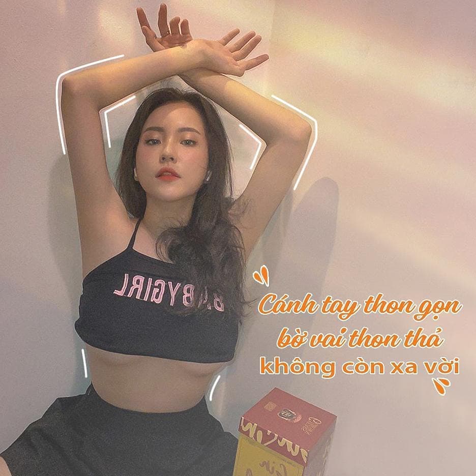 Cánh tay thon gọn – bờ vai thon thả không còn xa vời sau khi dùng Cà Phê Sâm