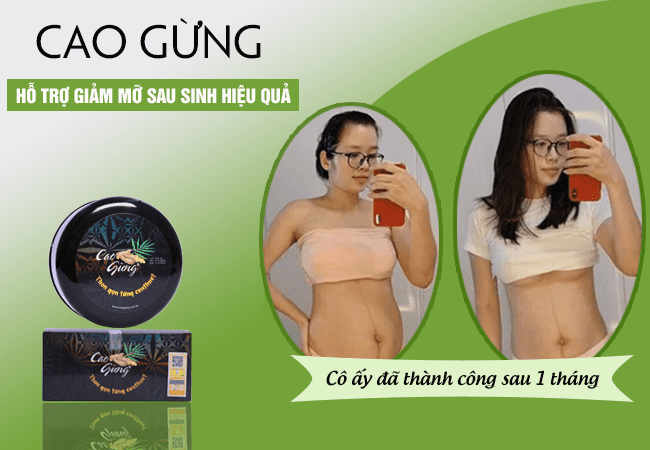 CHỈ VIỆC THOA CAO GỪNG LÀ CÓ NGAY VÒNG EO NHƯ Ý BẠN LÀM ĐƯỢC KHÔNG?