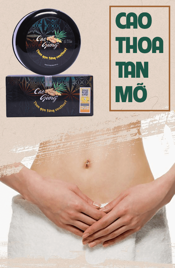 Cao gừng tan mỡ - "cực phẩm" tan mỡ cho mẹ sau sinh