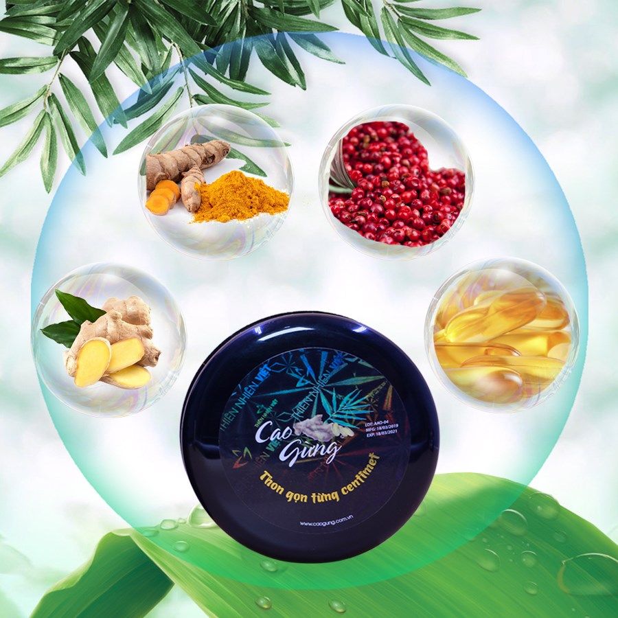 Ở đâu có mỡ thừa ở đó có cao gừng