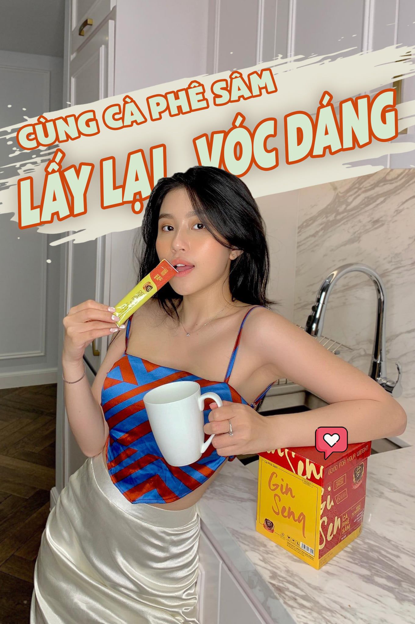 Dáng đẹp không khó - đã có cà phê Sâm lo