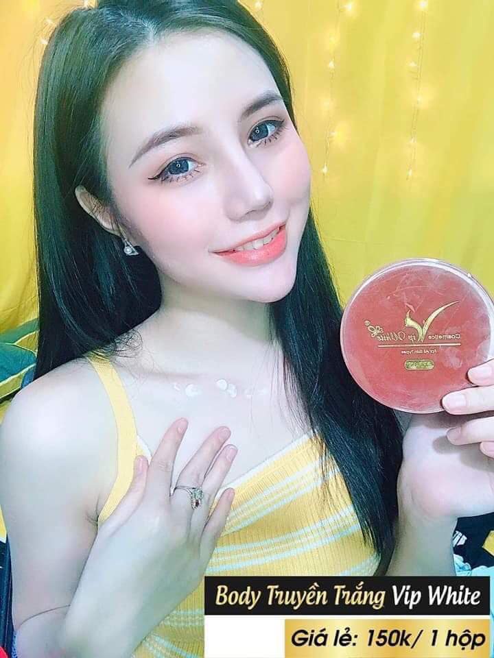 Kem body truyền trắng thượng lưu VIP White giúp da trắng hồng, lên tone không giới hạn