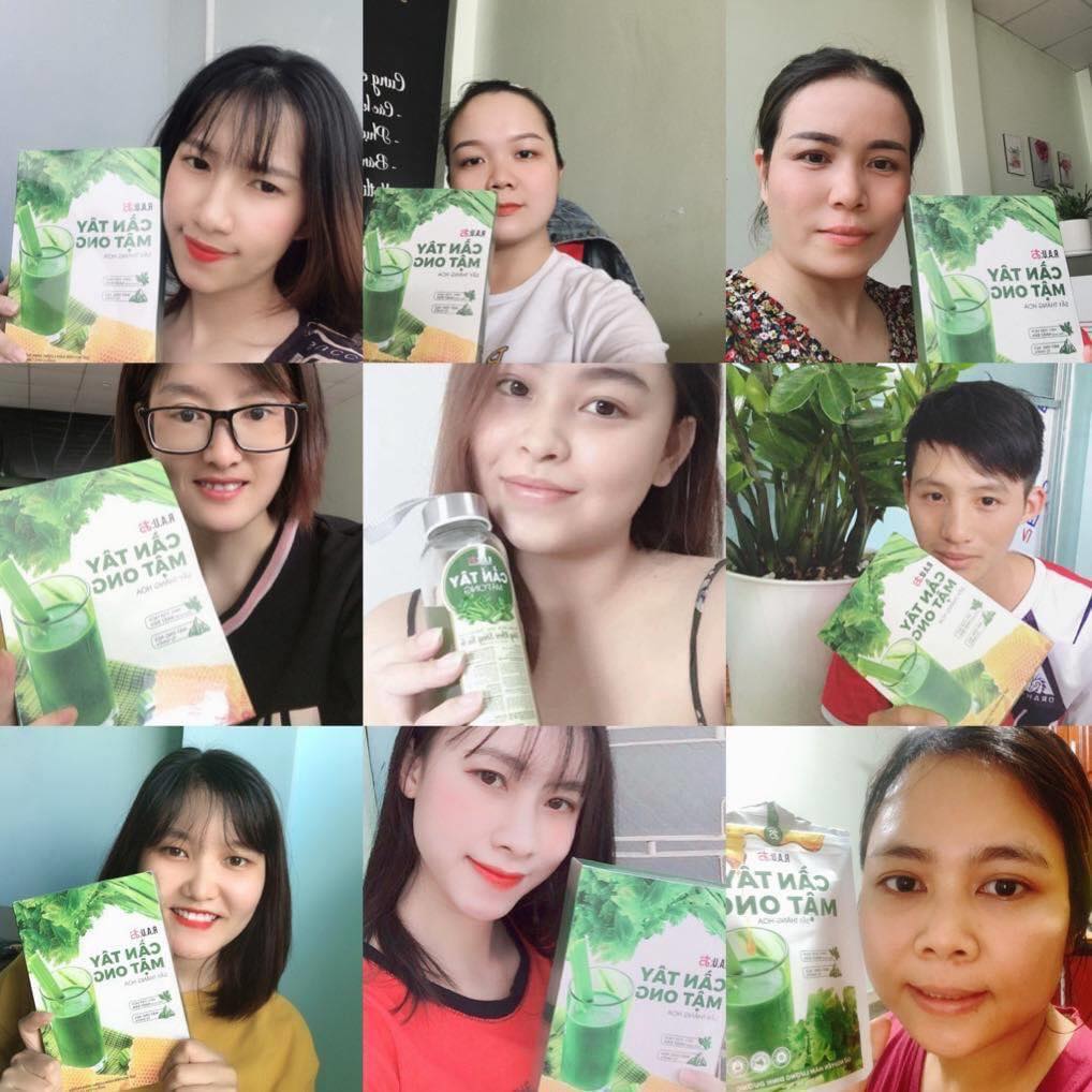 Toàn gái xinh trai đẹp uống CẦN TÂY MẬT ONG thôiiii