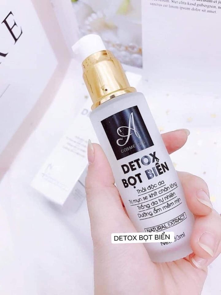 Sạch mụn và trắng sáng da với Detox Bọt Biển