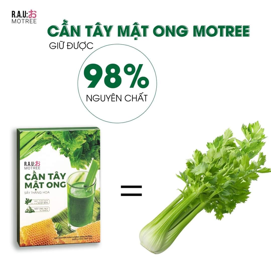 Cần tây mật ong Motree - giữ trọn dưỡng chất - hiệu quả trọn vẹn