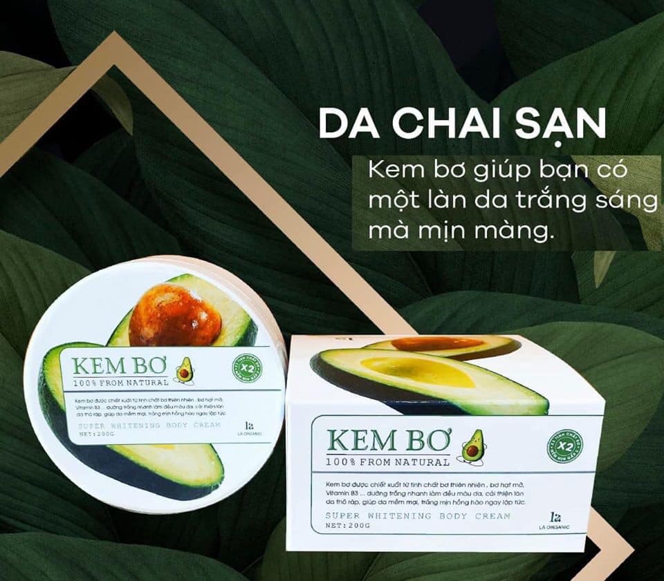 Bye làn da đen sạm cùng siêu phẩm khuynh đảo thị trường - Kem Body Bơ