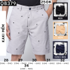 Quần Short Nam Kaki In Họa Tiết Đẹp - QB379